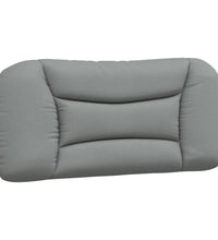 Bettgestell mit LED ohne Matratze Hellgrau 80x200 cm Stoff