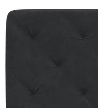 Bettgestell mit LED-Leuchten Schwarz 140x190 cm Samt