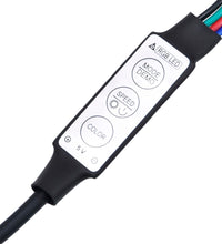 Bettgestell mit LED Schwarz 90x190 cm Kunstleder