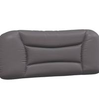 Bettgestell mit LED Grau 100x200 cm Kunstleder