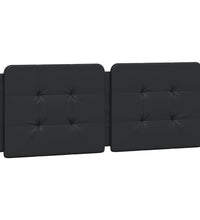 Bett mit LED-Beleuchtung ohne Matratze Schwarz 120x200 cm