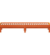 Tagesbett Ausziehbar Wachsbraun 90x190 cm Massivholz Kiefer