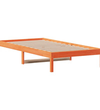 Tagesbett ohne Matratze Wachsbraun 90x200 cm Massivholz Kiefer