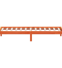 Tagesbett ohne Matratze Wachsbraun 80x200 cm Massivholz Kiefer