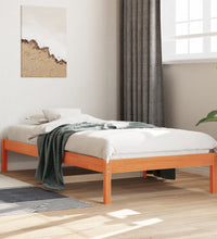 Tagesbett ohne Matratze Wachsbraun 90x190 cm Massivholz Kiefer