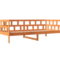 Tagesbett ohne Matratze Wachsbraun 80x200 cm Massivholz Kiefer