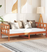 Tagesbett ohne Matratze Wachsbraun 80x200 cm Massivholz Kiefer