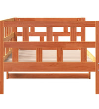 Tagesbett ohne Matratze Wachsbraun 90x190 cm Massivholz Kiefer