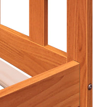 Tagesbett ohne Matratze Wachsbraun 90x190 cm Massivholz Kiefer