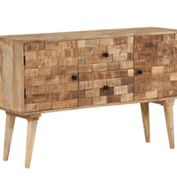 Sideboard 110x30x70 cm Massivholz Mango