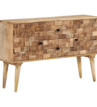 Sideboard 110x30x70 cm Massivholz Mango