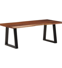 Couchtisch Honigbraun 110x55x40 cm Massivholz Akazie