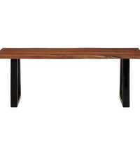 Couchtisch Honigbraun 110x55x40 cm Massivholz Akazie