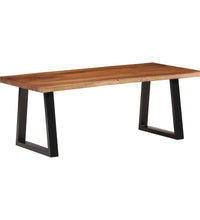 Couchtisch Honigbraun 110x55x40 cm Massivholz Akazie