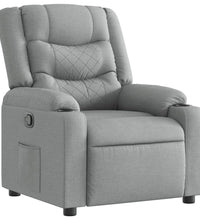 Relaxsessel Hellgrau Stoff