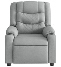 Relaxsessel Hellgrau Stoff