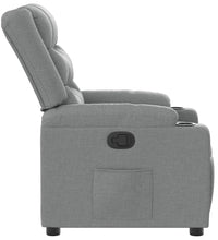 Relaxsessel Hellgrau Stoff