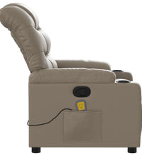 Massagesessel Cappuccino-Braun Kunstleder