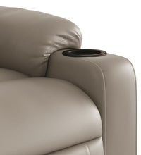 Massagesessel Cappuccino-Braun Kunstleder