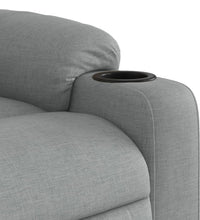 Relaxsessel Hellgrau Stoff