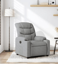 Relaxsessel Hellgrau Stoff