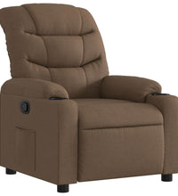 Relaxsessel Braun Stoff