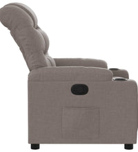 Relaxsessel Taupe Stoff