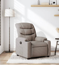 Relaxsessel Taupe Stoff