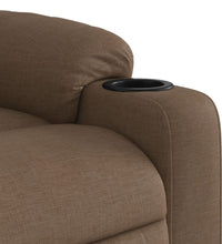 Massagesessel Braun Stoff