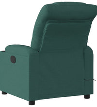 Massagesessel Dunkelgrün Stoff
