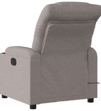 Massagesessel Taupe Stoff