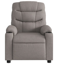 Massagesessel Taupe Stoff