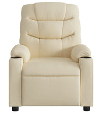 Massagesessel Creme Stoff