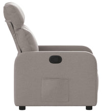 Relaxsessel Taupe Stoff