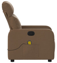 Massagesessel Braun Stoff