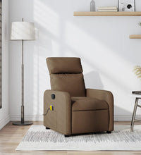 Massagesessel Braun Stoff