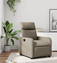 Relaxsessel Cappuccino-Braun Kunstleder