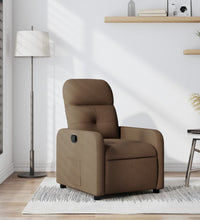 Relaxsessel Braun Stoff