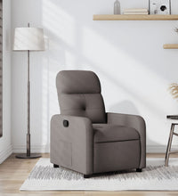 Relaxsessel Taupe Stoff