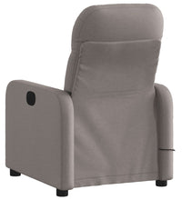 Massagesessel Taupe Stoff