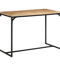 Esstisch 110x55x75 cm Massives Raues Mangoholz