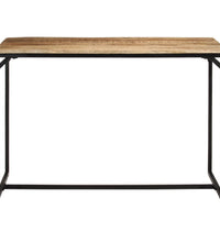Esstisch 110x55x75 cm Massives Raues Mangoholz