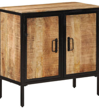 Sideboard 70x35x70 cm Massives Raues Mangoholz