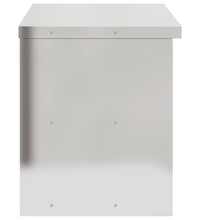 Küchen-Wandschrank mit Schiebetüren Edelstahl