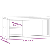 Küchen-Wandschrank mit Schiebetüren Edelstahl