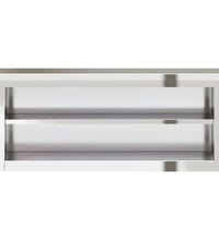 Küchen-Wandschrank mit Ablage Edelstahl