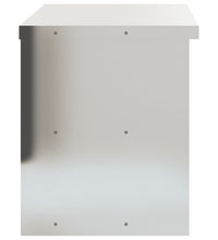 Küchen-Wandschrank mit Ablage Edelstahl