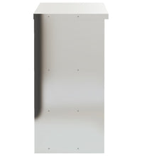 Küchen-Wandschrank mit Ablagen Edelstahl