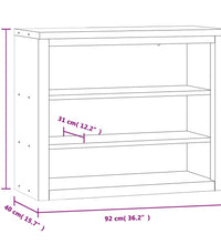 Küchen-Wandschrank mit Ablagen Edelstahl