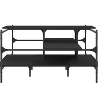 Couchtisch Schwarz 100x100x48,5 cm Holzwerkstoff